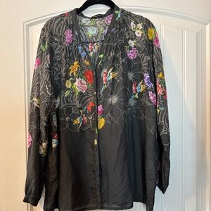 Johnny Was Silk Blouse